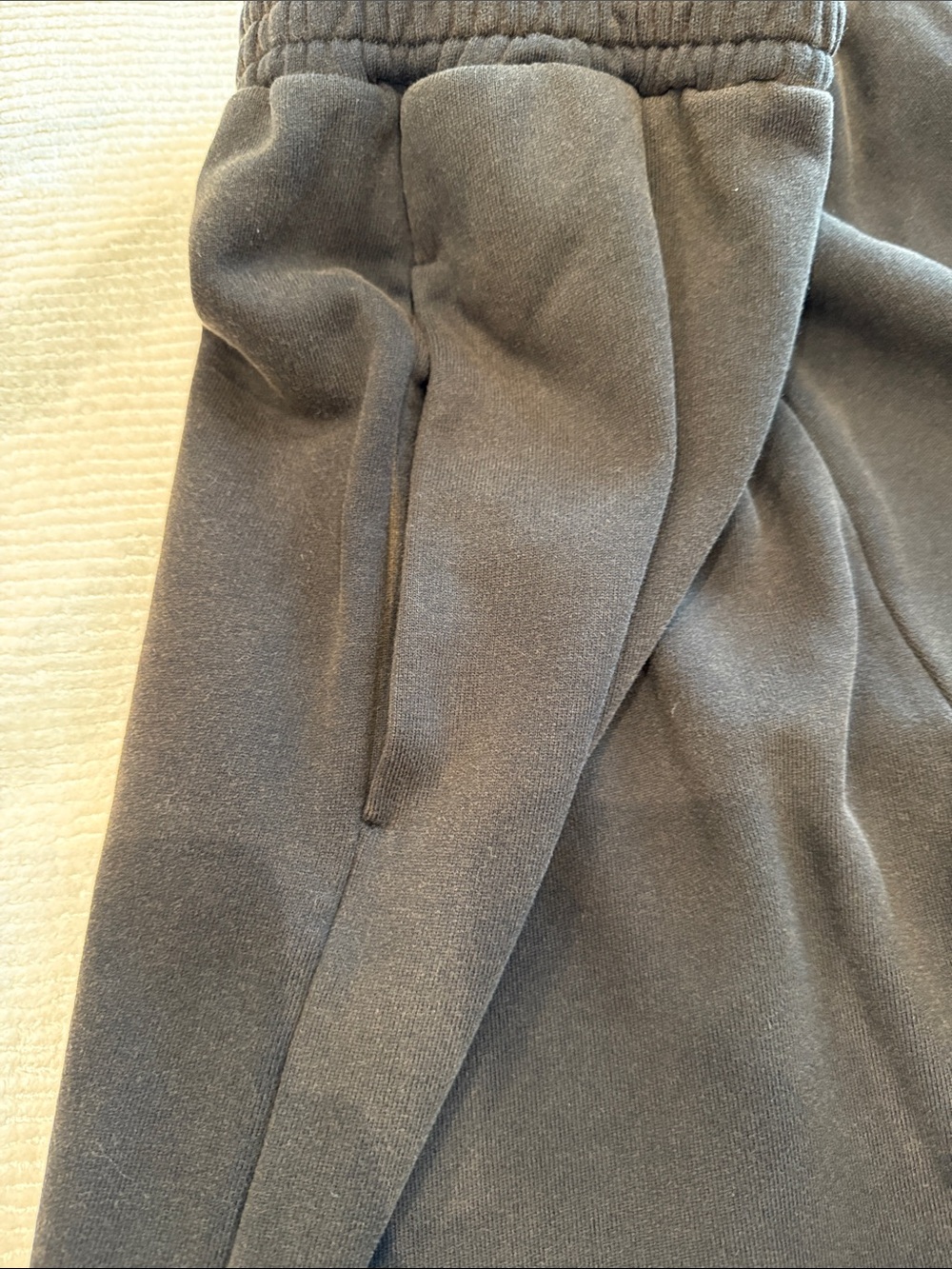 MM6 Margiela sweatpants with slits. Faded black, in some places has a brown tone - Picture 4 of 7